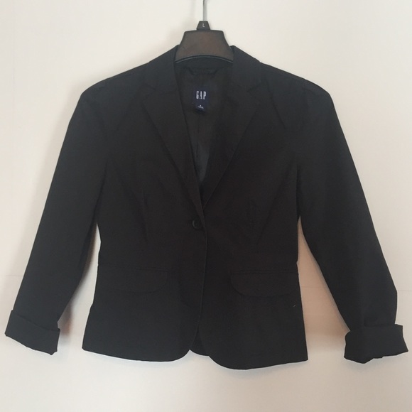 GAP Jackets & Blazers - Classic Black Cotton Blazer